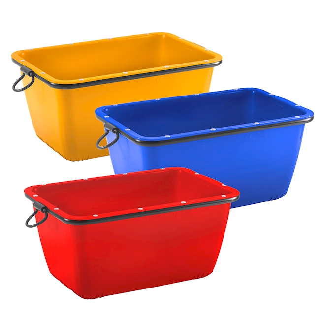 Ready mortar skip 200 lt, PE-HD, blue